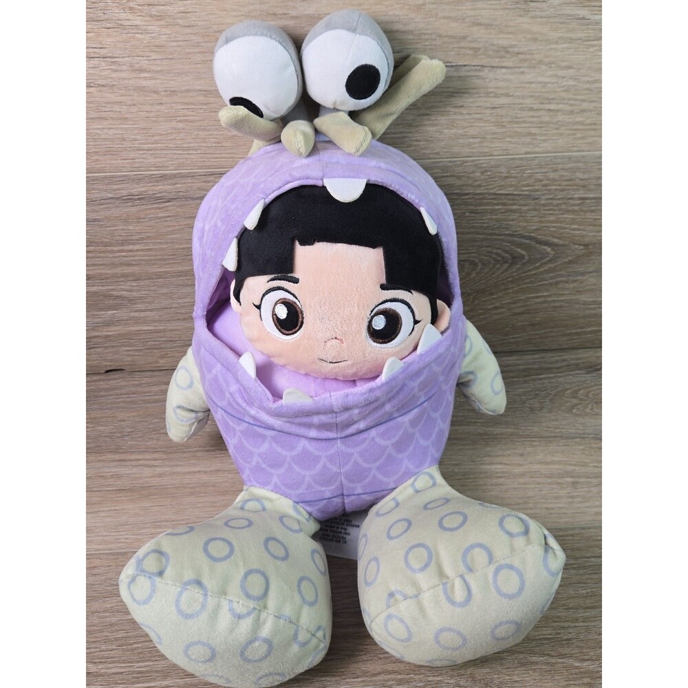 Disney Parks Disneyland Monsters Inc BOO Big Feet 12" Plush Pixar Purple Costume